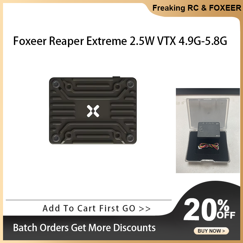 Foxeer 4.9G~6G Reaper Extreme  - Foxeer Reaper Extreme 2.5W Vtx recensione e prezzo