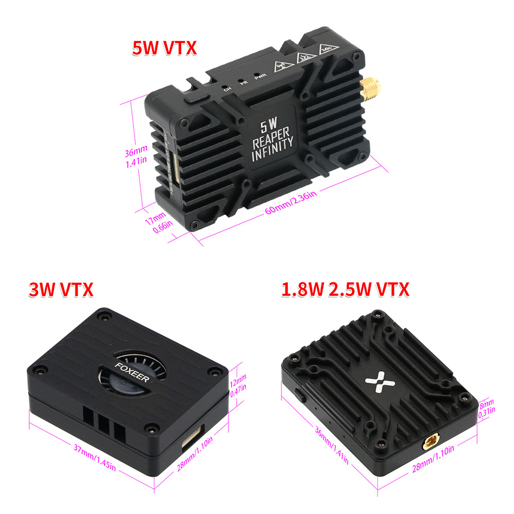 Foxeer Reaper Extreme V2 5.8G  - Foxeer Reaper Extreme 2.5W Vtx recensione e prezzo